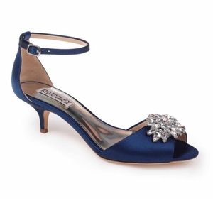 Badgley Mischka Saints Crystal Embellished Sandal